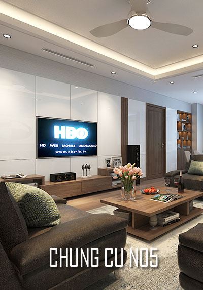  Thiết kế nội thất chung cư hiện đại N05 - Anh Đức