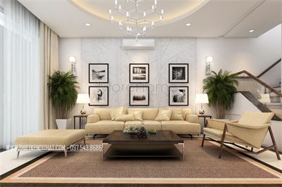 Thiết kế nội thất nhà đất với phong cách hiện đại - Chị Tình